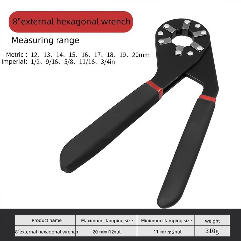 Bionic Adjustable Wrench 14 In 1 Multifunctional with Anti-slip Handle Portable Tool for Car Bicycle Repair Gifts