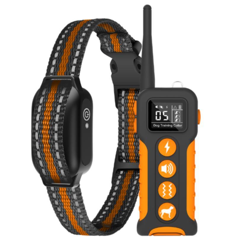 Dog Shock Collar with Remote and LED, 1 Box Waterproof Electric Collar with Beep, Vibration & Safe Shock, Training Collars for Small Medium Large Dogs