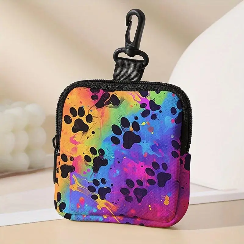 Large capacity coin wallets with claw print patterns, digital printed coin wallets, and storage bags are ideal choices for gifts