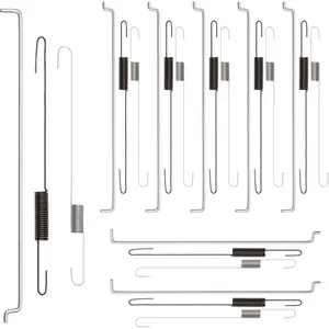 24PCS Throttle Return Spring Linkage Kit Connecting Rod Speed Control Carburetor Governor Spring Compatible with 168F/GX160/GX200/170F/GX210 Gasoline Engine