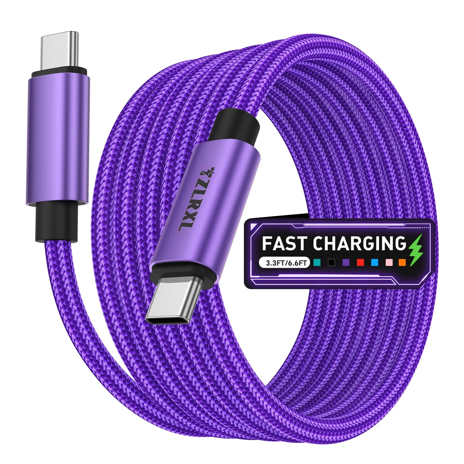Super Fast Charging Type-C to Type-C Data Cable, Compatible with Samsung, iPhone 15/16/17, Macbook, iPad, Xiaomi, and Other Devices