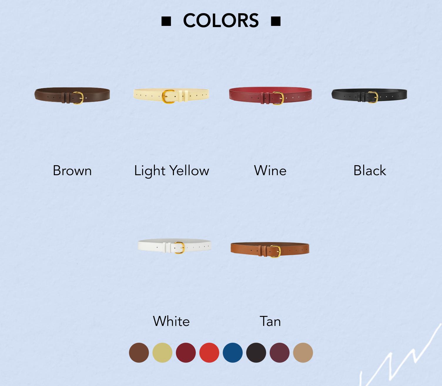 Cider CLASSIC BUCKLE BELT