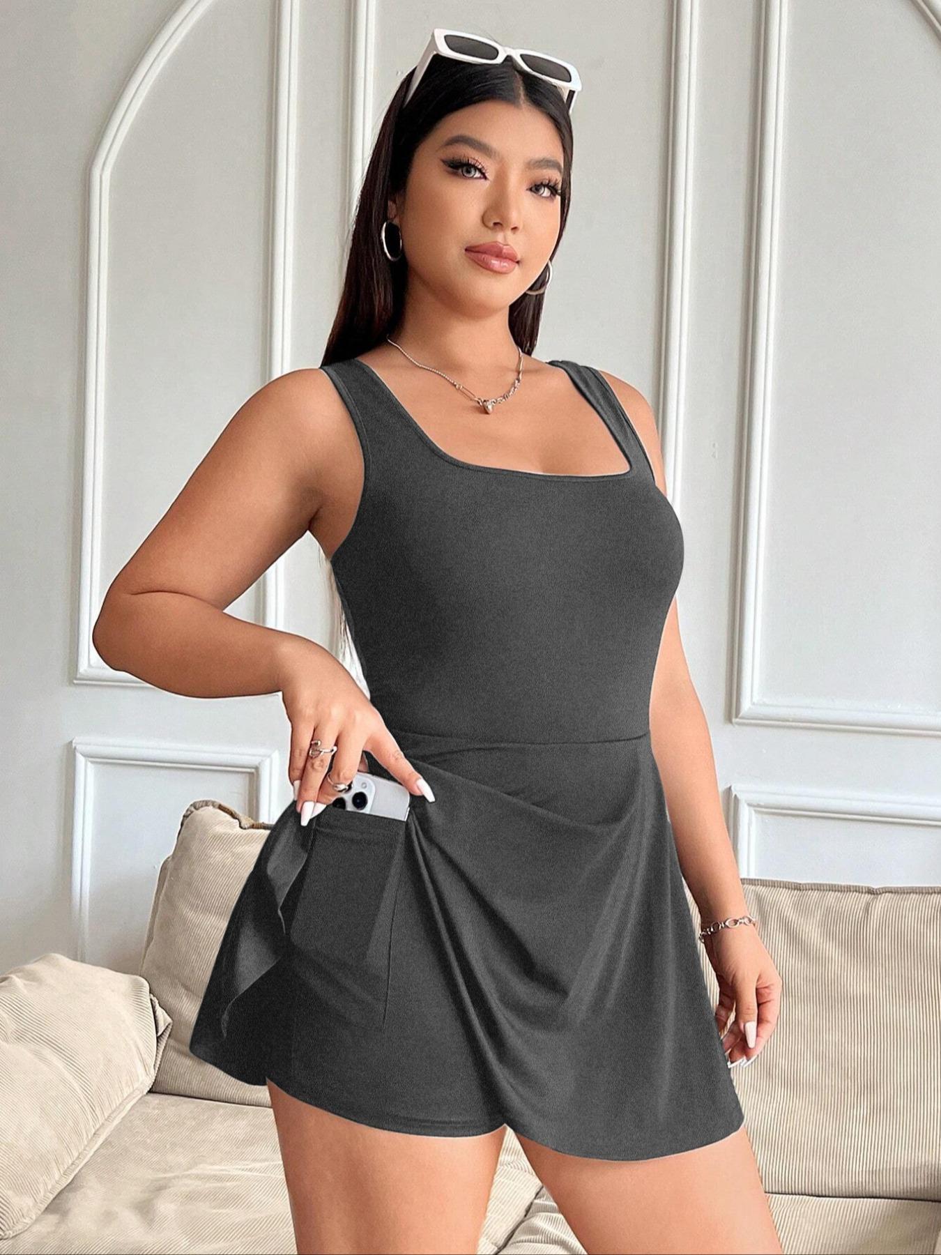 Women's Fashion Casual One-Piece Dress, Plus Size Ladies' Stylish Overall, Comfortable and Trendy Clothing for Daily Wear Women's Fashion Casual One-Piece Dress, Plus Size Ladies' Stylish Overall, Comfortable and Trendy Clothing for Daily Wear