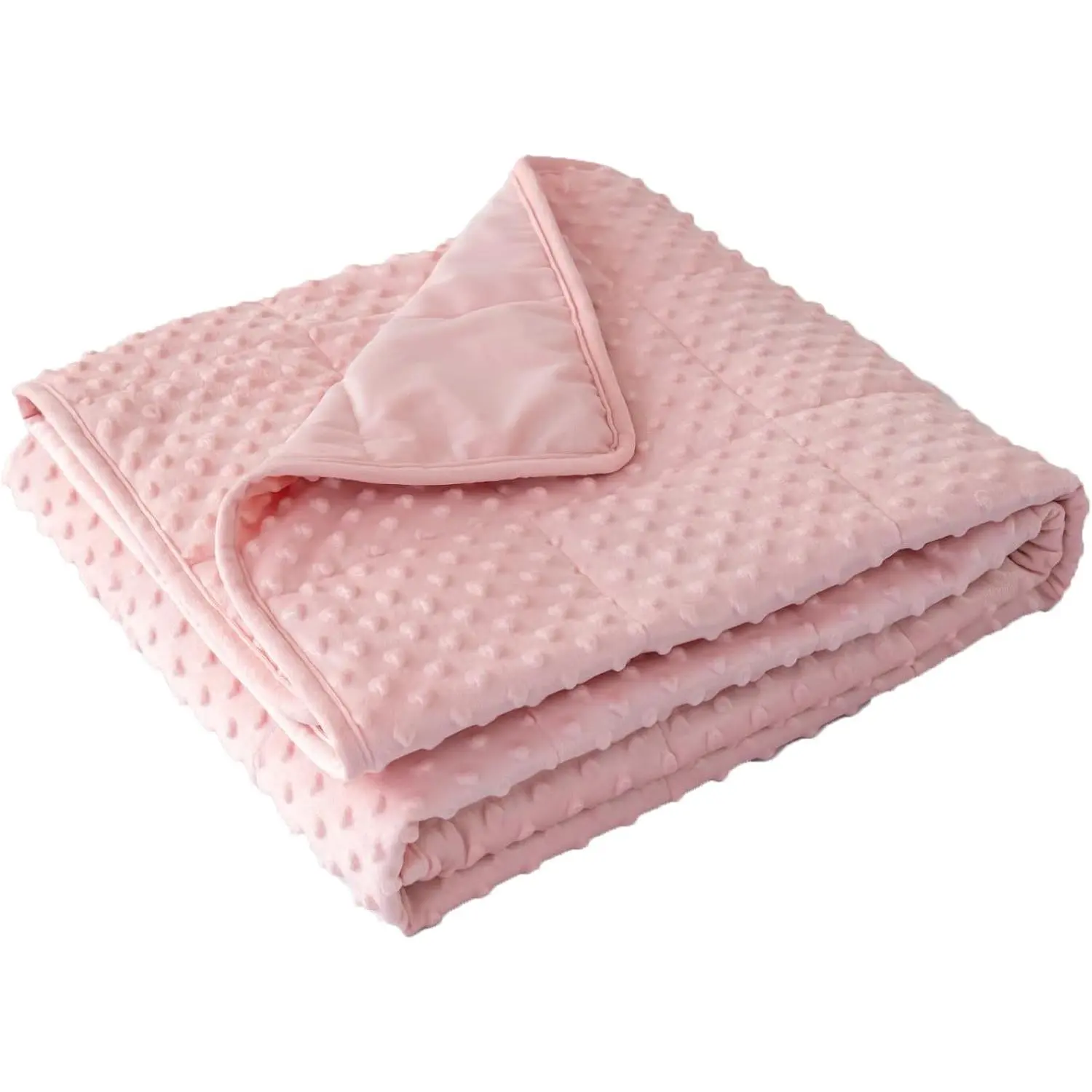 Weighted Blanket with Minky Duvet  ,Reversible Soft Heavy Weighted Blanket for Adult (5lb,36in*48in)