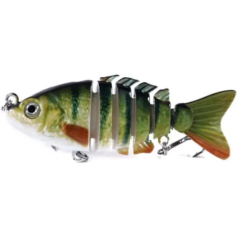 Mini Multi Jointed Swimbait Fishing Lure Flexible Fish Bait Bionic Crankbait Sinking Pike Bass Tackle