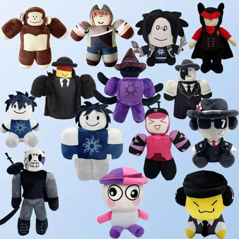 Hot Game Forsaken Azure Plush Toy Cartoon Movie Peripheral Plushie Game Enthusiast Children's Gift For Fans