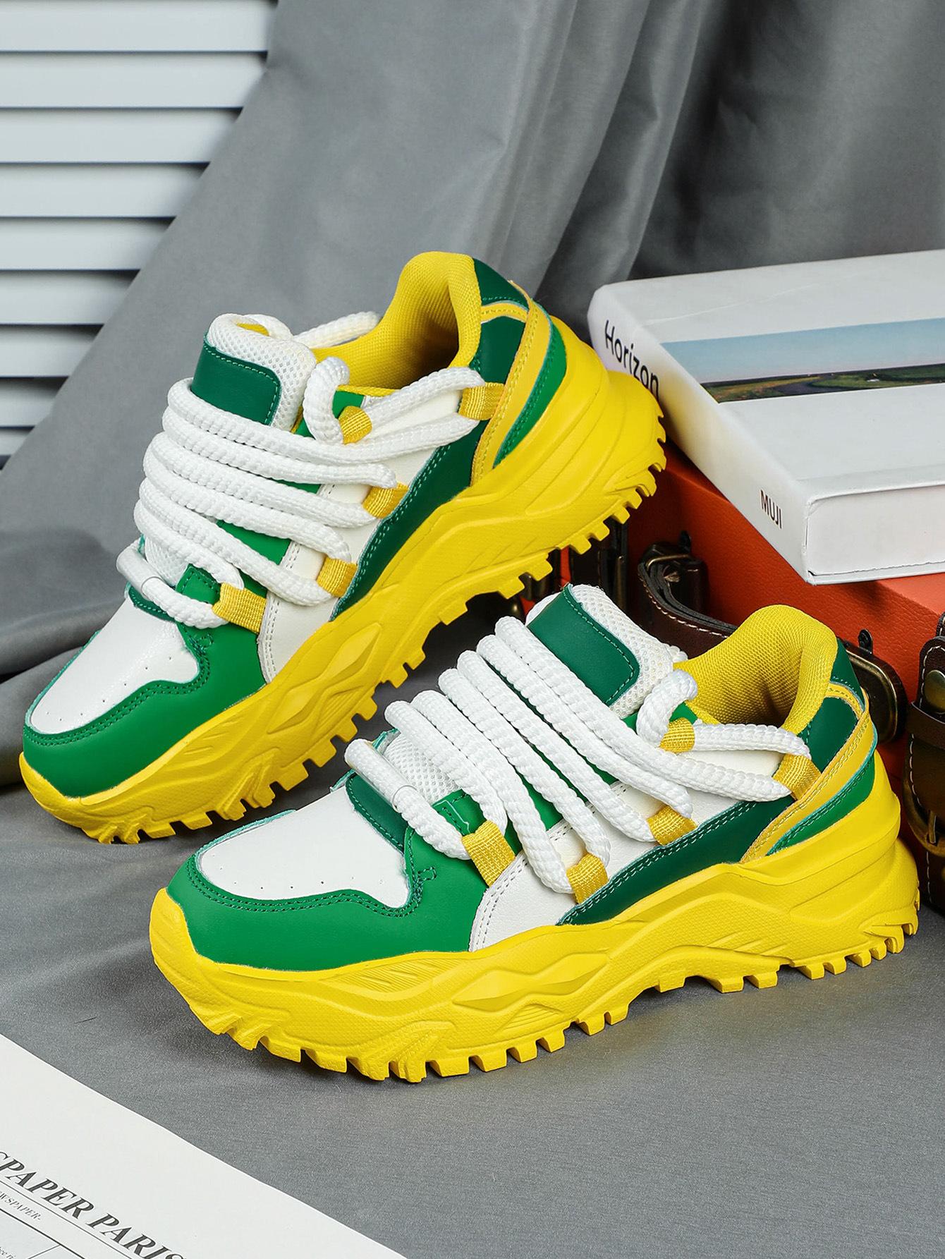 2026 trendy thick-soled fashion casual outdoor dad shoes, couple's versatile sports shoes, soft-soled comfortable student school shoes