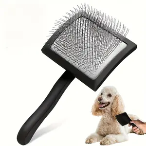 1pc Extra-Long Stainless Steel Dog Deshedding Brush - 2.5cm/0.98in Needle Length, Ergonomic Handle, Beauty/Hair Care, Clean, Easy Grooming Shedding Tools for Medium-Large Breeds (Poodles, German Shepherds, Labradors)
