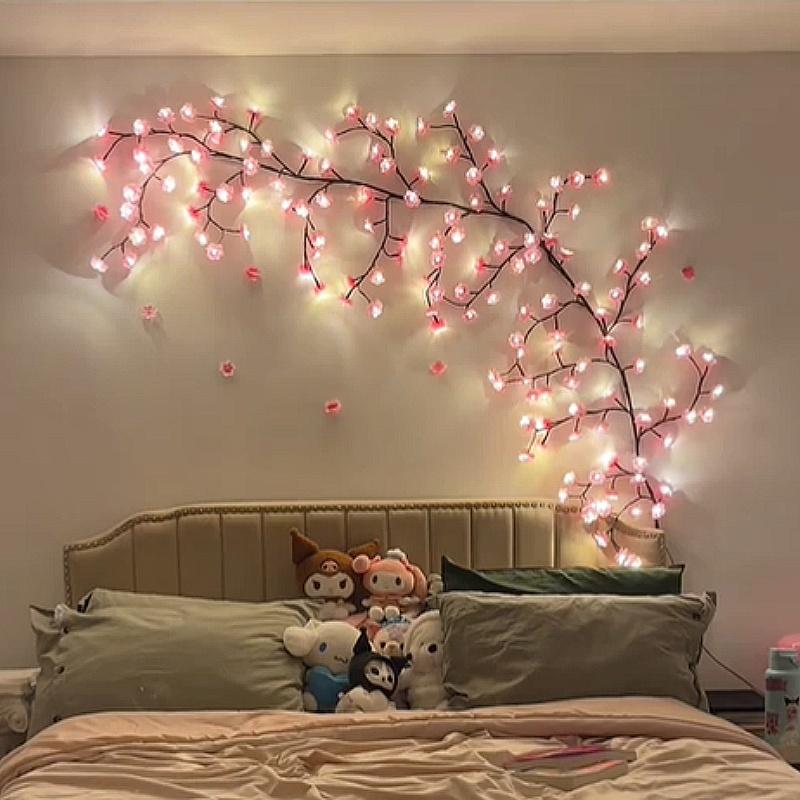 LED Tree-Shaped String Light, LED Outdoor Waterproof String Light, USB-Powered Decorative Wall Light for DIY Wreaths, Room Decor, Weddings & Holiday Celebrations
