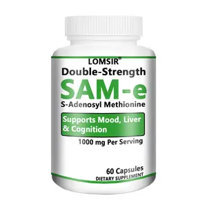 SAM-e (S-Adenosyl-L-Methionine) Supplement - 1000mg Per Serving, Supports Mood, Brain & Emotional Health - 60 Capsules