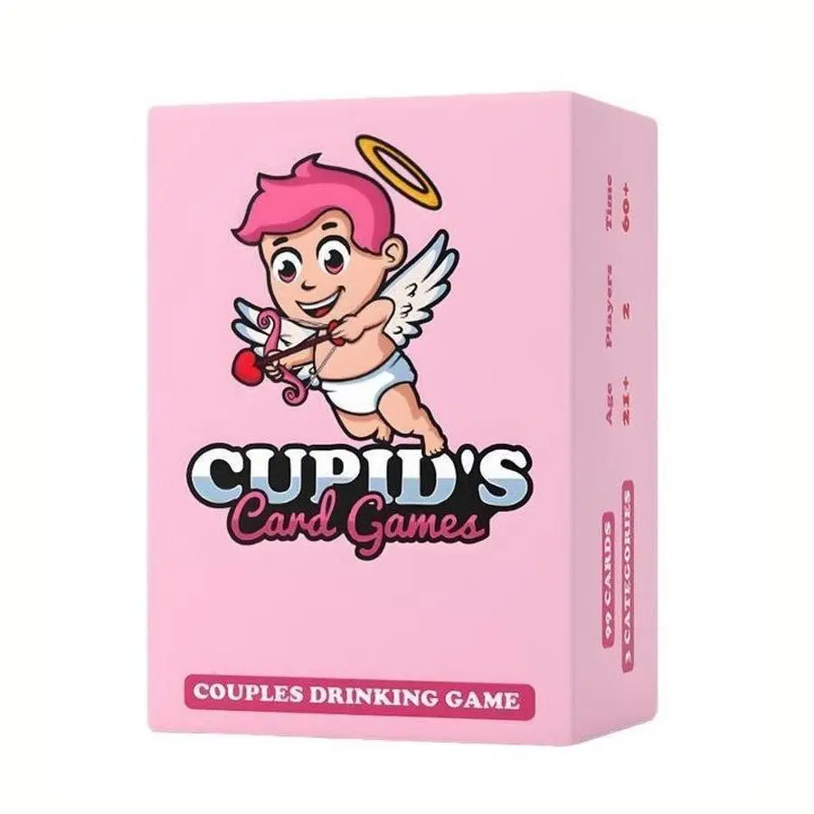Cupid's Card Games for Couples, Perfect for Date Night Relaxation, Fun Paper Game for Romantic Evenings, Ideal Gift for Lovers, Table Games