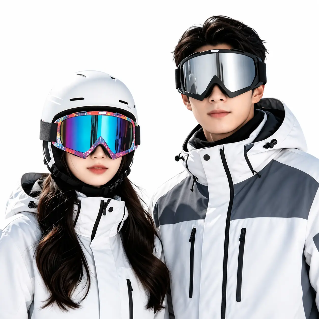 High-Performance Thickened Sponge Ski Goggles with Myopia Compatibility, Windproof & UV400 Protection for Men and Women, Dual-Lens Anti-Fog Design for Snow Sports and Winter Outdoor Activities