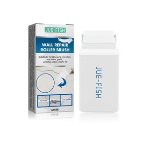 Wall repair roller brush, white paint for renovation, moisture-proof, crack and graffiti covering, wall repair paint
