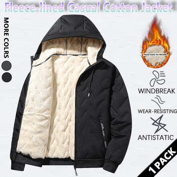 Men's Autumn and Winter Hooded Lamb Woolen Cotton Jacket -Warm and Puffed Full Zipper Jacket with Soft Polyester Lining,Zipper Pockets, Suitable for Cold Weather -Machine Washable, Regular Fit.Menswear Coats Menswear Coats Stylish Tops Beige Casual