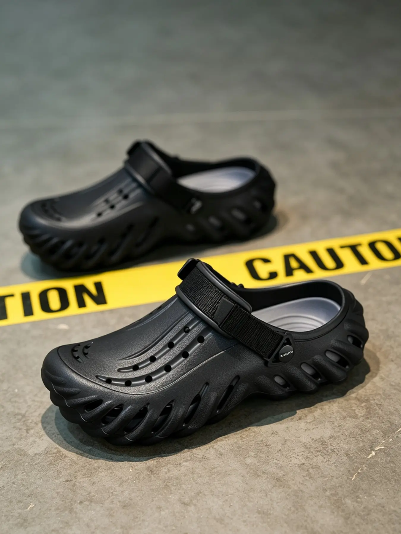 Men's Beach Sandals, Eva Material, Quick-Dry, Detachable Webbing Heel Strap, All-Season, Ideal for Fishing and Garden Use