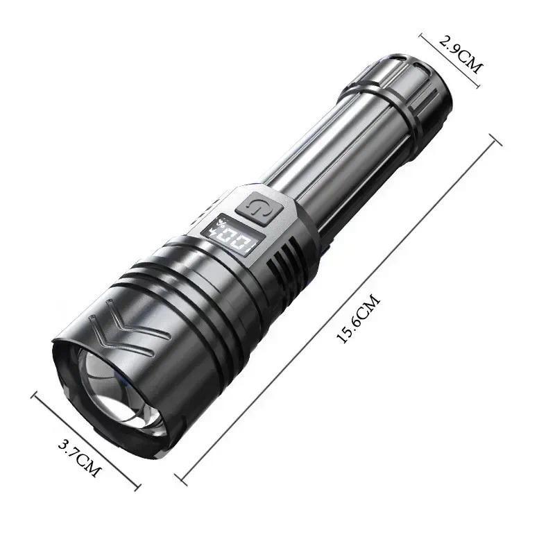 Powerful LED Flashlight USB Rechargeable Torch Super Bright Hand Light Emergency Camping Multifunctional Lantern Fishing Light Powerful LED Flashlight USB Rechargeable Torch Super Bright Hand Light Emergency Camping Multifunctional Lantern Fishing Light