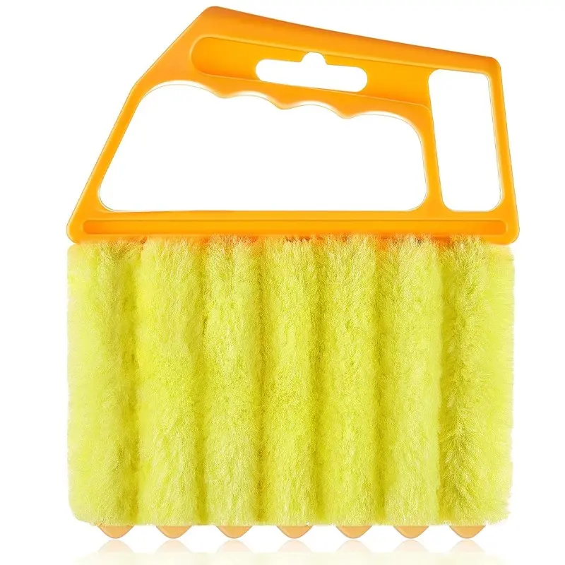 Window Venetian Blind Cleaner Duster Tool,Washable 7 Fingers Dusting Cleaner and Air Vent Cleaner,Shutter Brush,Blinds Air Conditioner Keyboard Fan Duster Dirt Housekeeping Tool, Household Cleaning Tool