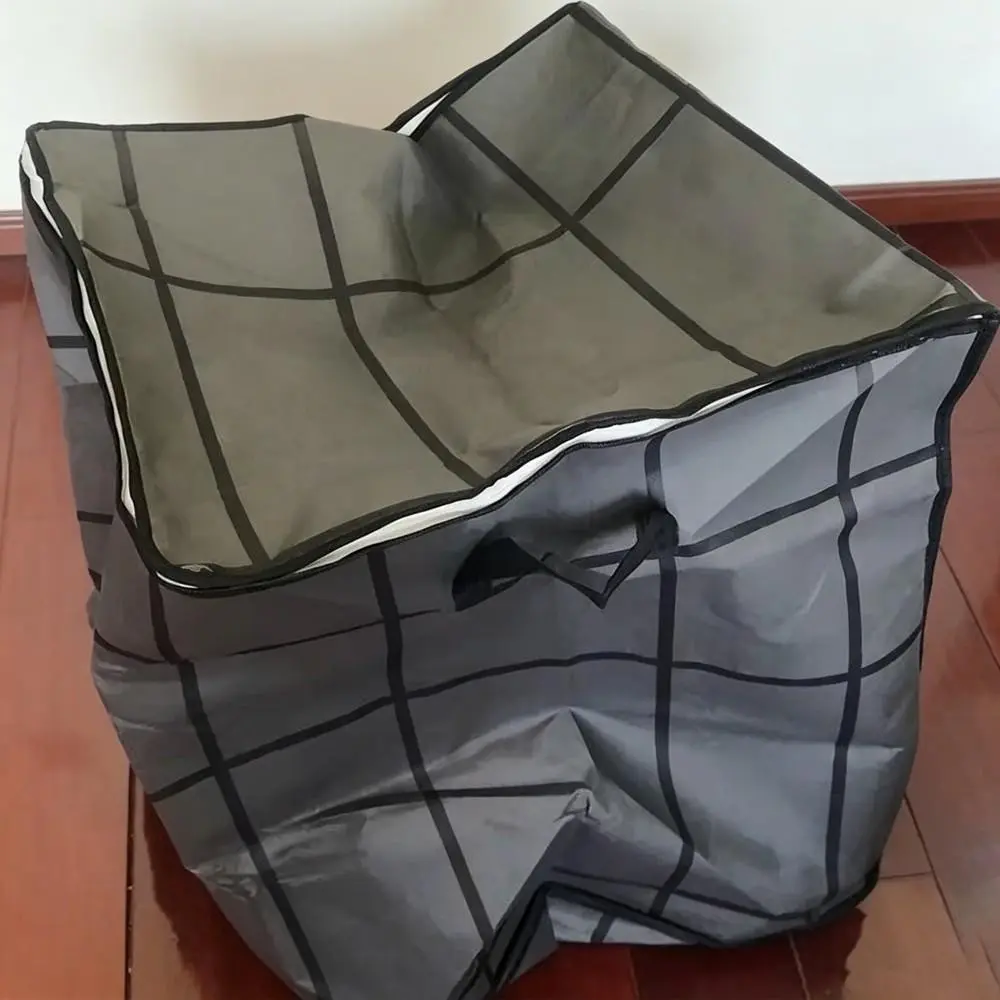 Large-Capacity Foldable Storage Bags with Zipper for Clothes & Quilts, Durable Dustproof Space-Saving Organizer for Home & Dorm Use, Ideal for Moving & Seasonal Storage