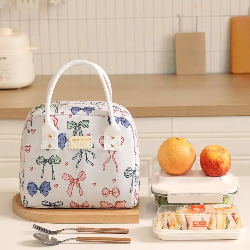 Large Capacity Lunch Box Bag, Portable Insulated Food Storage Container, Ideal for Office Workers & Outdoor Activities