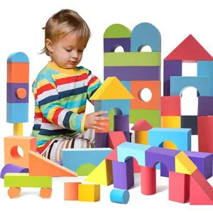 Set of 34 Large Foam Blocks for Toddlers - Stacking Soft Blocks for Kids with Shapes & Colors Learning - Construction Building Preschool Toys - Soft Toy for Daycare Toddlers 3-5 & Abovefidget toys