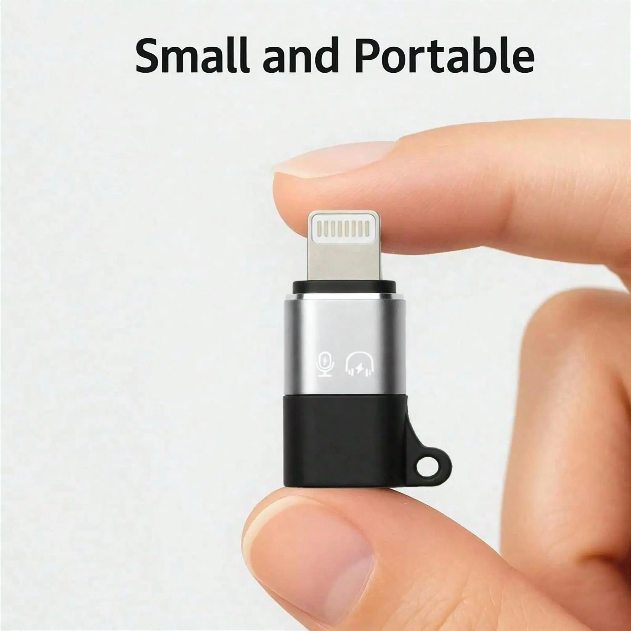 1PC/2PCS Lightning to USB-C OTG Adapter, Supports Fast Charging & Audio, Compatible with iOS Devices for Mics, Keyboards & Live Streaming