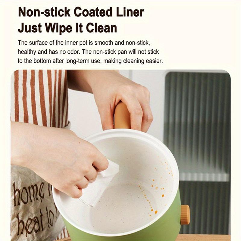 BALASHOV Portable Electric Hot Pot, Steamboat Pot, Cooker Pot, Mini Multifunctional Pot with Stainless Steel Steamer, Household Kitchen Appliances for Cooking Pasta, Noodle, Steak, Porridge