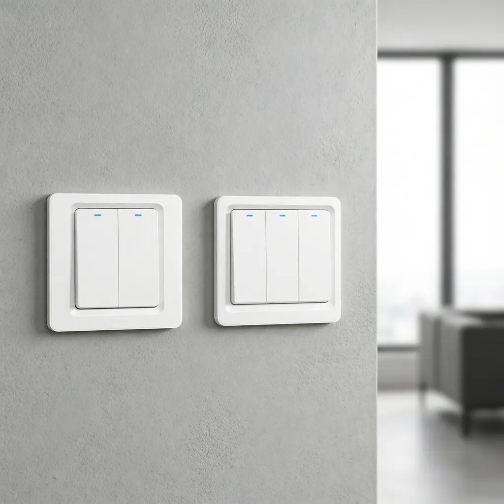 Tuya Smart APP Remote Control WiFi Smart Button Switch with Alexa Voice Control for Smart Home