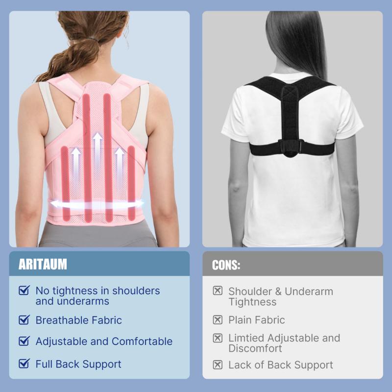 Unisex Adjustable Posture Corrector, Back Support Belt