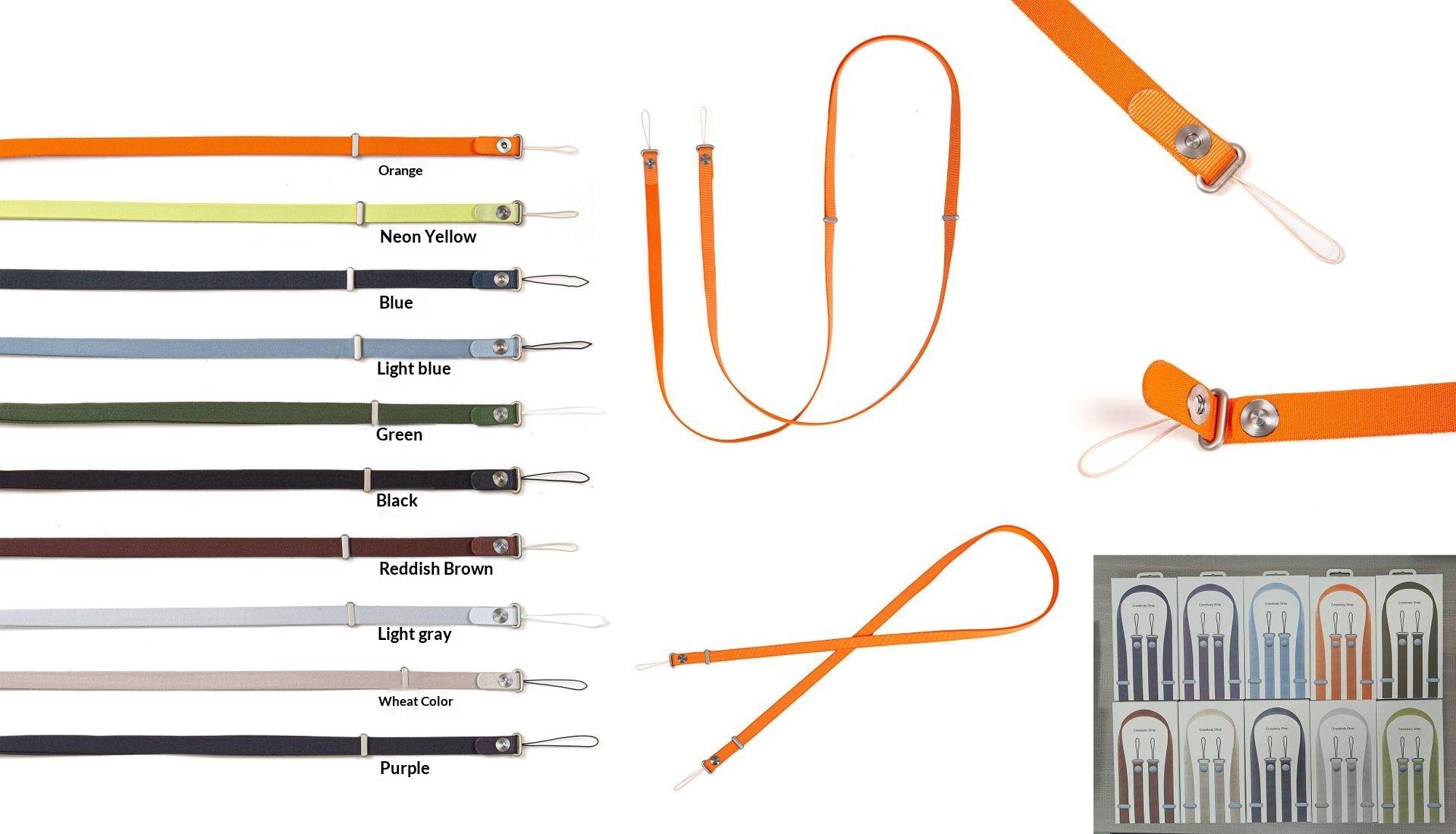 Applicable to Apple official lanyard magnetic suction iPhone17 crossbody lanyard webbing lanyard Apple mobile phone original lanyard