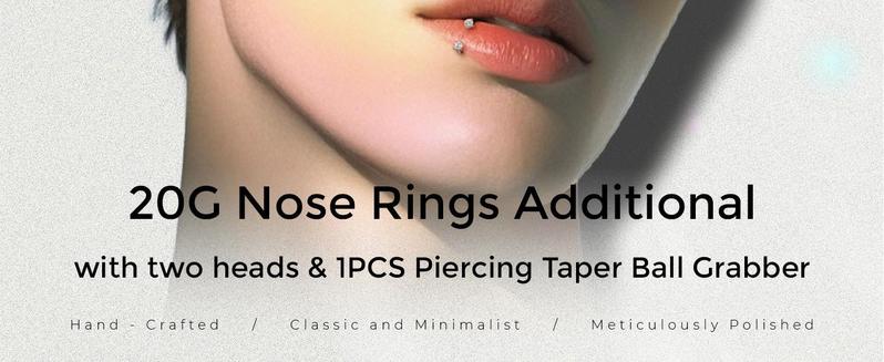 Horseshoe Nose Rings Studs, 20G Internally Threaded Nose Rings For Women, 316L Surgical Steel Double Cubic Zirconia Nose Studs, Lip Eyebrow Helix Ear Piercing Jewelry Horseshoe Nose Rings Studs, 20G Internally Threaded Nose Rings For Women, 316L Surgical Steel Double Cubic Zirconia Nose Studs, Lip Eyebrow Helix Ear Piercing Jewelry