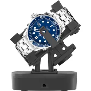 Watch Winder for Automatic Watches Timer Shutdown Function Supports Single and Double Watch Spinner Self Winding Rotating Device