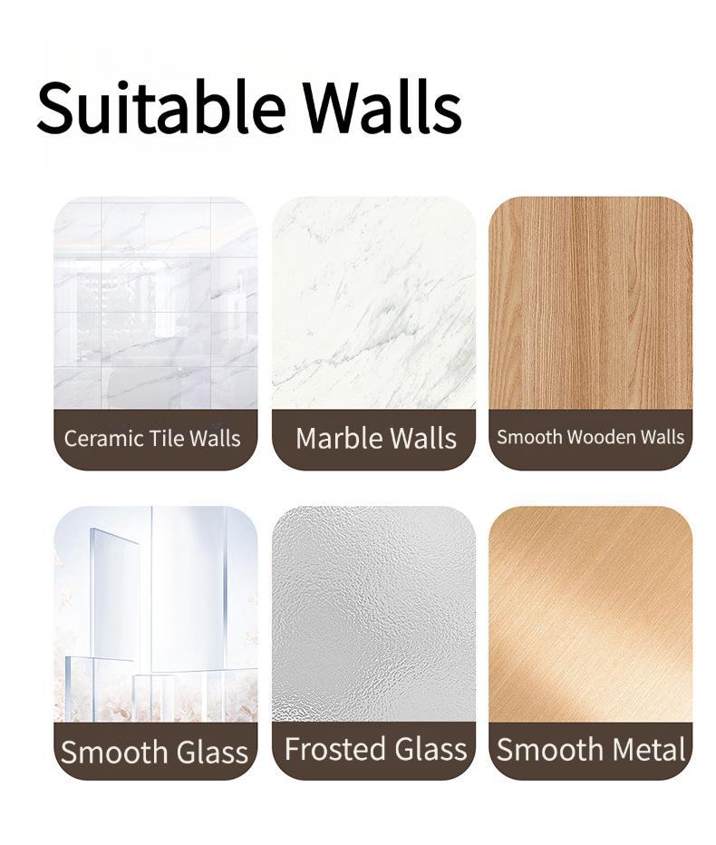 Multi-Scene Foldable Suction Hooks - Corner Design & Hidden Storage Solution