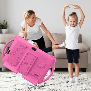 Kids Tablet 7 inch Android 12.0 for Toddler 4GB RAM 32GB ROM Bluetooth IPS Screen Parental Control Dual Camera Shockproof Case Pink Educational Games Kids Tablet 7 inch Android 12.0 for Toddler 4GB RAM 32GB ROM Bluetooth IPS Screen Parental Control Dual Camera Shockproof Case Pink Educational Games