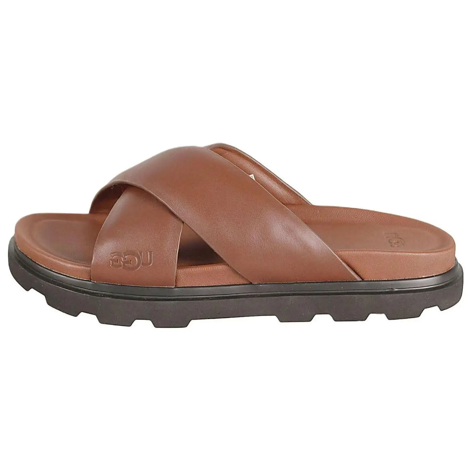 UGG Capitola Cross Slide Sandal Cognac 1153076-COG