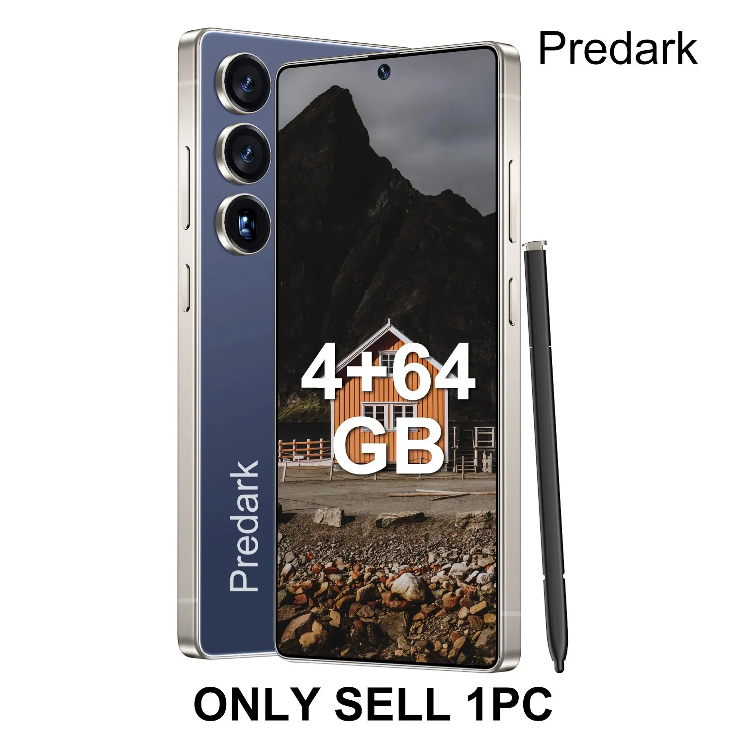 Student Backup Phone, Smartphone, 6.8 Inch HD Screen, 4GB+64GB, 16mp Main Camera, 8mp Selfie, 4000mah, Android 12, 4g Full Network