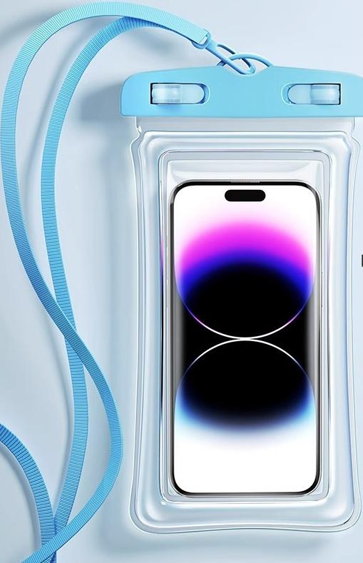 Mobile phone waterproof bag High transparency waterproof touchscreen airbag waterproof case Rafting swimming hot spring sealed mobile phone protective case