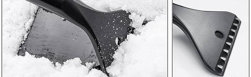 Retractable Snow Brush with Ice Scraper Car Snow Removal Tool Extendable Long Handle for Car Truck SUV Winter Driving Emergency Must Have