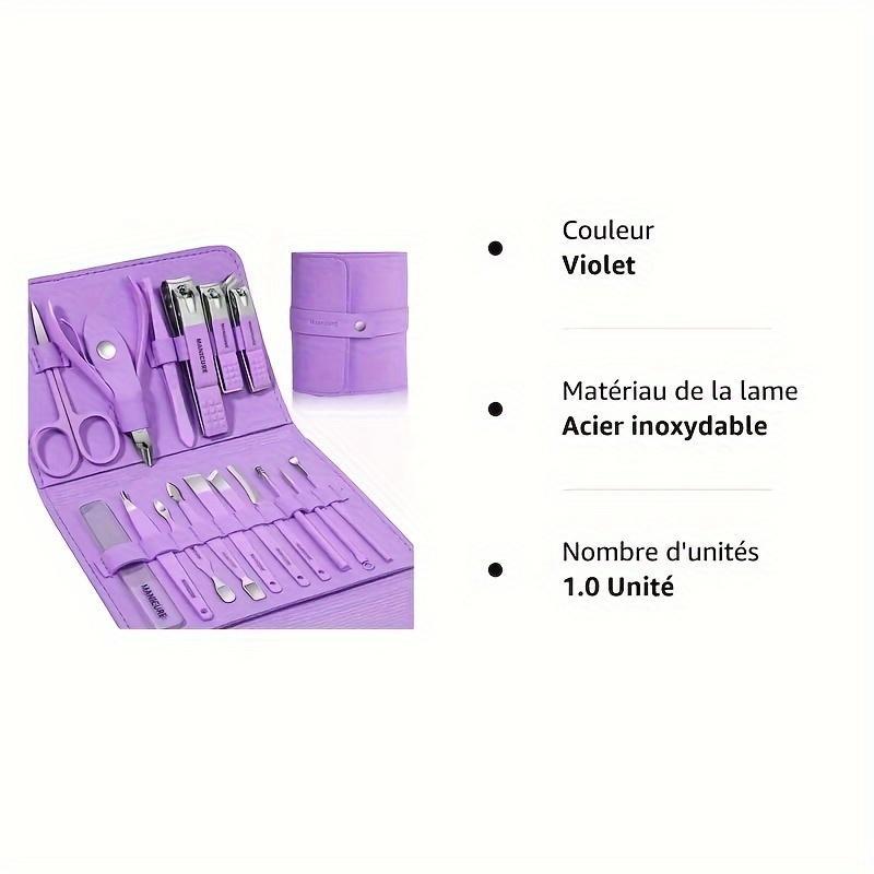 Portable Nail Clipper Set, 1 Set Multifunctional Nail Care Tool Set, Professional Manicure & Pedicure Tool for Home, Office, Travel and Date