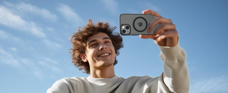 Magnetic for iPhone 17/16/15/14/13/12/11 series Case  (Compatible with MagSafe)(10 FT Military Grade Drop Protection) Slim Translucent Matte Shockproof Phone Cover