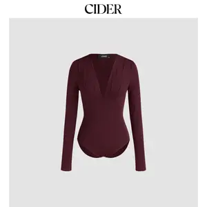 Cider [3 colors, size 2-26] Collarless Solid Bodysuit SummerWins SummerFinds