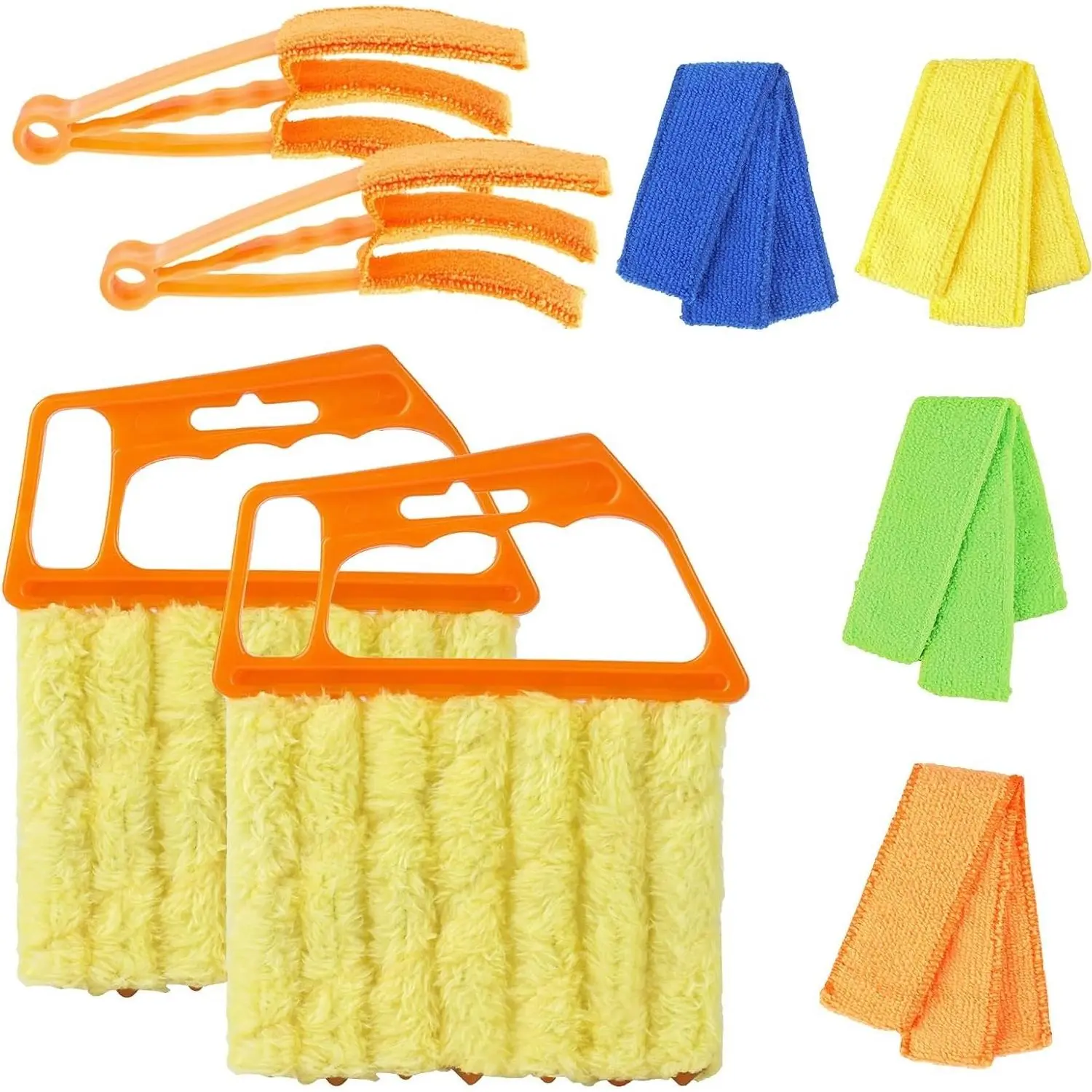 4 Pcs 7-Finger Venetian Blind Cleaner Duster Window Cleaning Tool SetGift