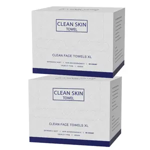 Boxed Facial Towels Home Disposable Pull-Out Soft Cotton Wipes Thick Absorbent Makeup Remover Cleansing Towel Ef Pattern Face Skin Towels Facial Care Tools Disposable Facial Washcloth Beauty Tools