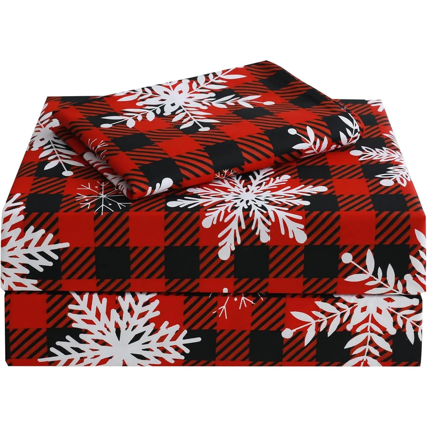 Plaid Snowflakes