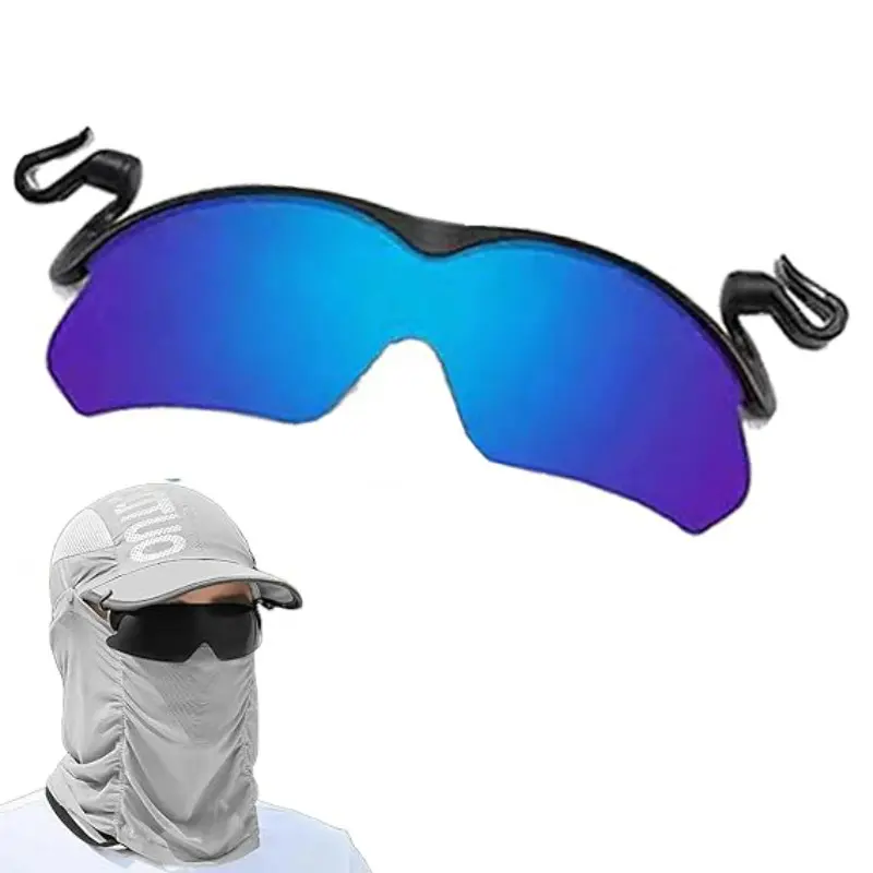 Polarized Sunglasses with Hat Clip, Cycling Cap Brim Glasses, Fishing Eyewear, UV Protective Eyewear, UV Protection, Stylish Outdoor Gear, Sunglasses For Sports, Sports Cycling Sunglasses