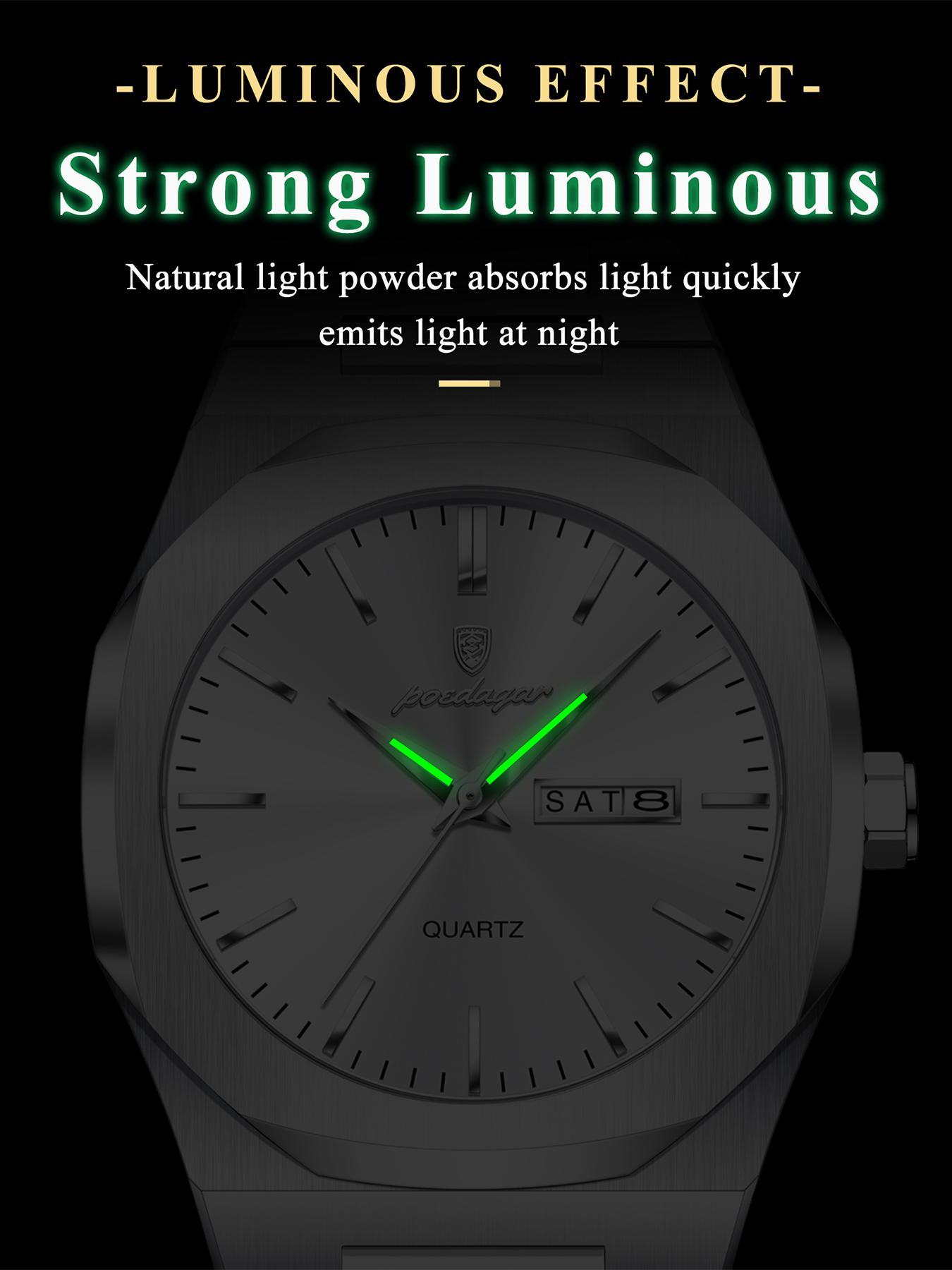 Men's Business Fashion Round Dial Analog Quartz Watch, Fashion Watch for Party, Daily Clothing Decor, Trendy All-match & Exquisite Watch for Birthday Gift with Box, Business Fashion Watches