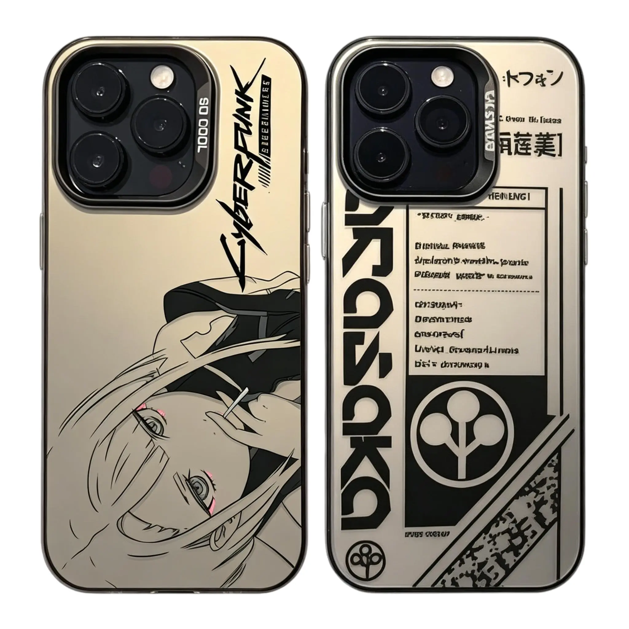 Cyberpunk Edgerunners Logo Smartphone Case - Anti-Drop Soft TPU, Full Aesthetic Print, Accessories for iPhone 17 Pro Max/Air,16,15,14,13,12,11 Plus Pro Max & Samsung S26,S25,S24,S23,S22,S21 FE Plus Ultra Cellphone Devices Wireless Compatibility
