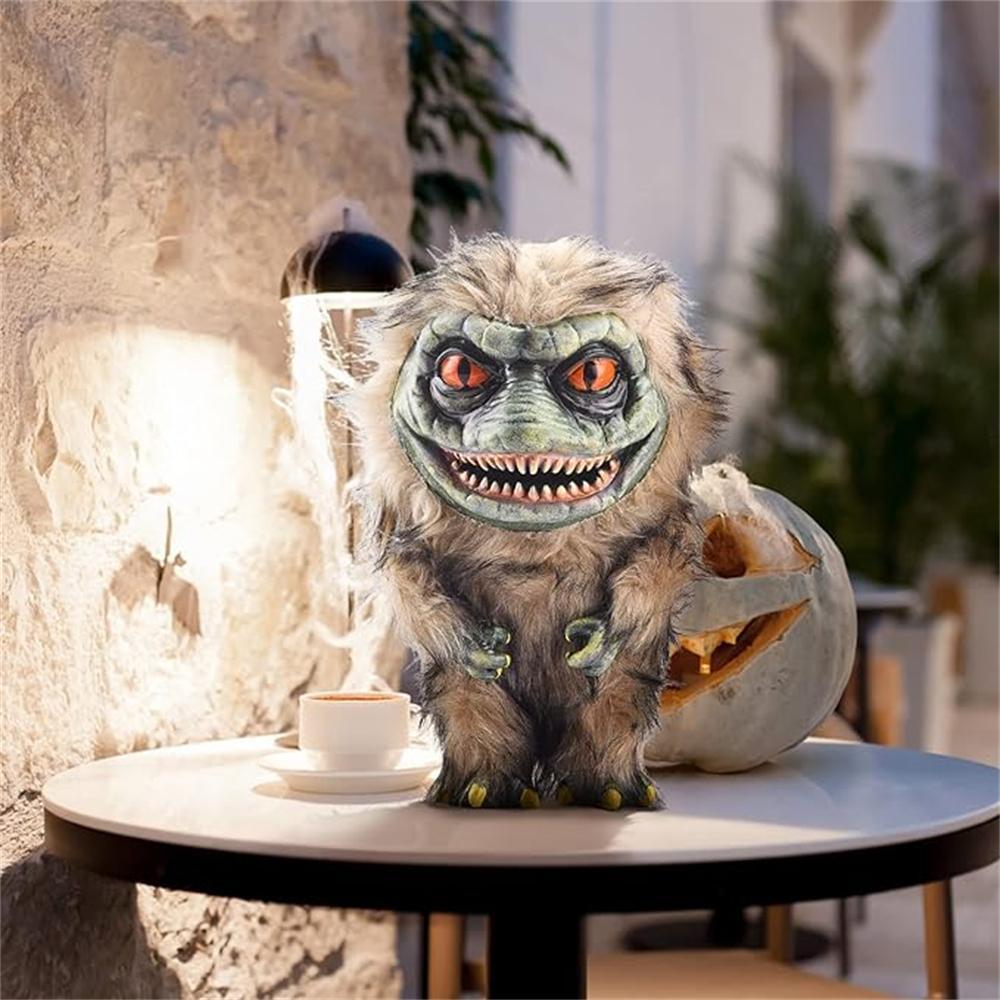 Alien Monster Doll Prop Creepy Plush Doll Horror Movie Alien Prisoner Stuffed Toy Funny Ugly Critters Halloween Party Decoration