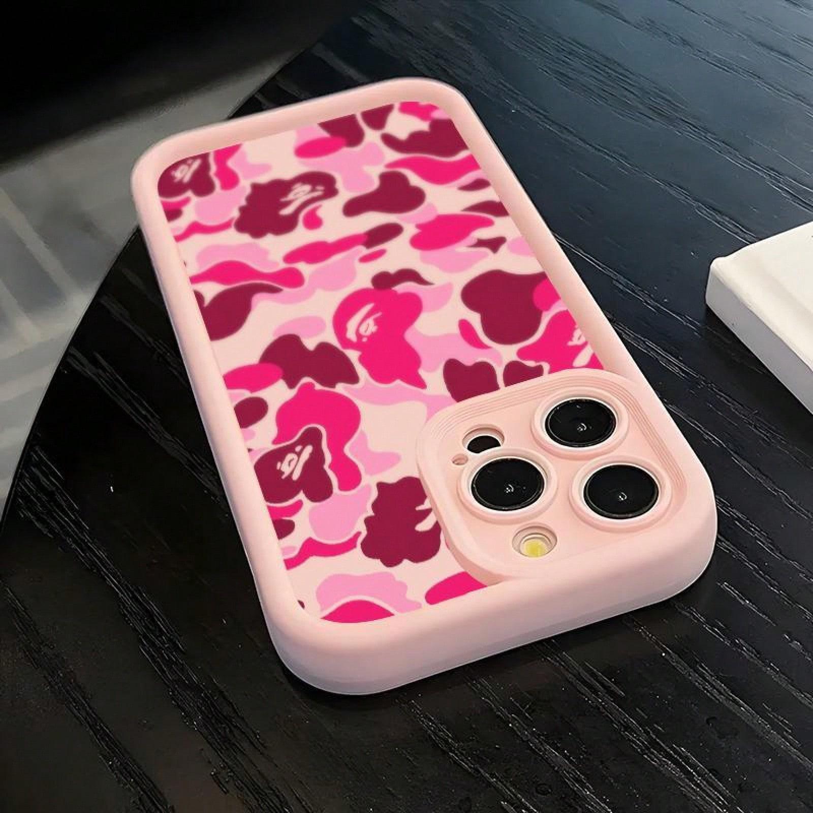 Fashion Camo Pattern Phone Case, Durable Phone Protective Cover, Phone Accessories Compatible With IPhone 17 16 15 14 13 12 11 Pro Max/X/XS/XSMAX/12.13MINI/16E,a gift for friends, family, and yourself.