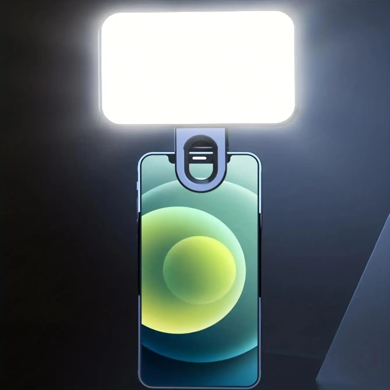 Portable Selfie Fill Light with Clip, USB Charging Selfie Fill Light, Mini Clip-on Fill Light Suitable for Smartphone, Tablet, Laptop, Camera