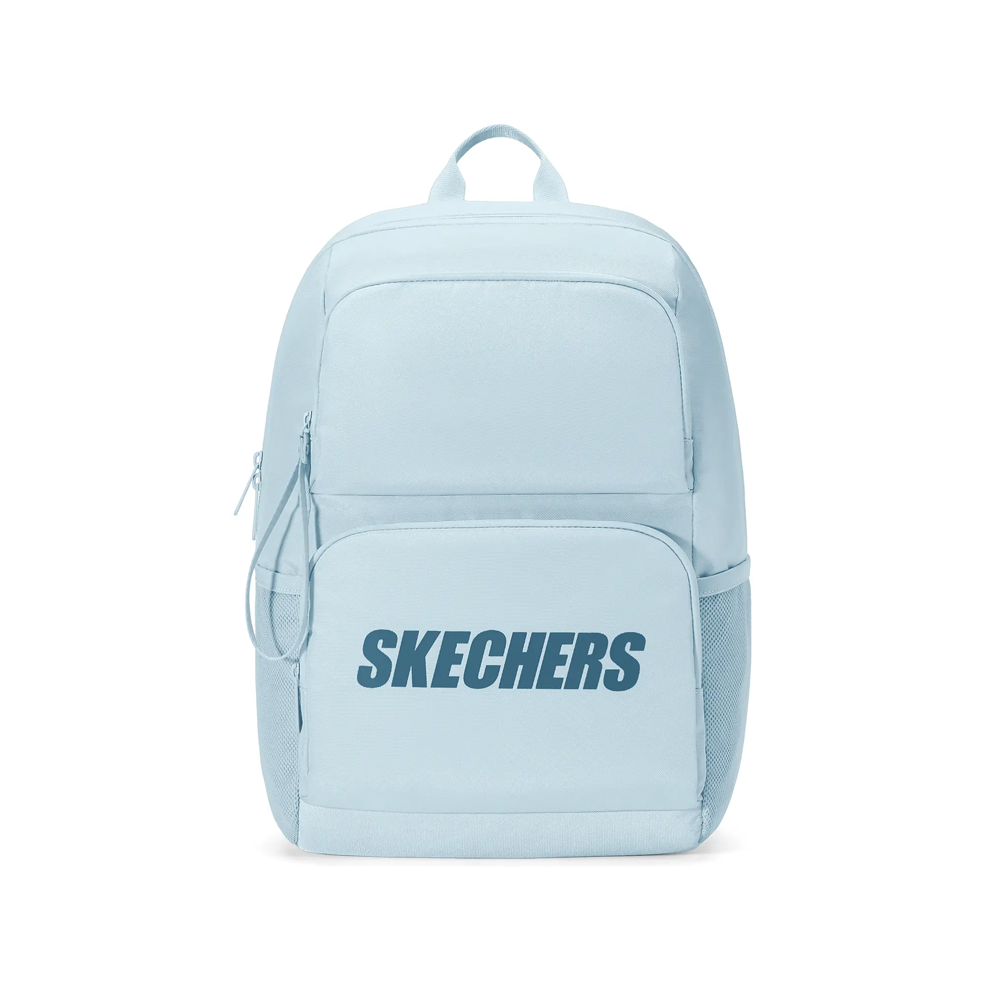 Skechers Minimalist Unisex Backpack for Students and Professionals – Wrinkle-Resistant, Water-Resistant, Comfortable Fit – Light Blue